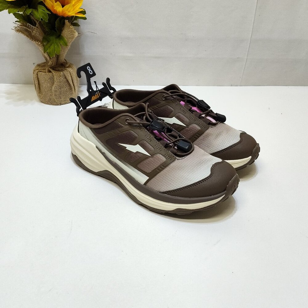 Avia Womens Athletic Slip-On Backless Sneakers US 8 Comfort Sock Mule Style